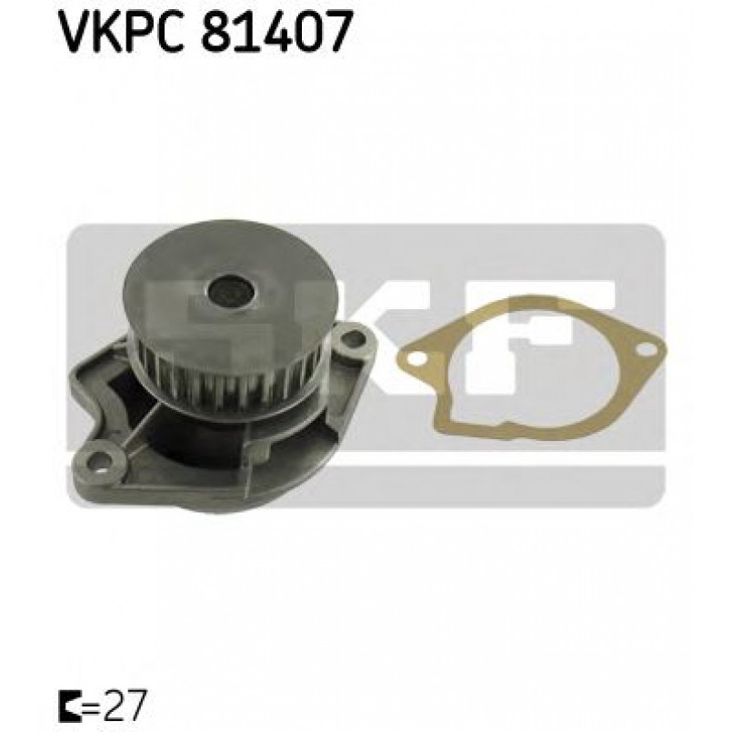 VKPC 81407 SKF - Насос охолоджуючої рідини